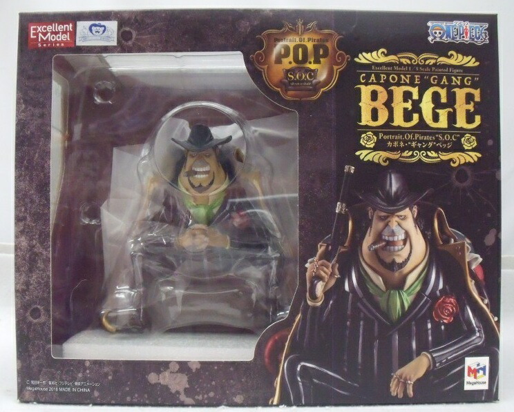 【中古】【開封品】カポネ・“ギャング”ベッジ 「ワンピース」 Portrait.Of.Pirates ワンピース ”S.O.C” ＜フィギュア＞（代引き不可）6355