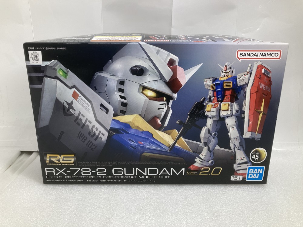 【中古】【未組立】1/144 RG RX-78-2 ガンダム Ver2.0 「機動戦士ガンダム」 [5067155]＜プラモデル＞（代引き不可）6520