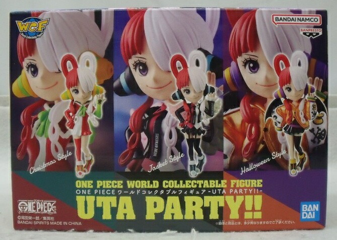 【中古】【未開封】ウタ 3体セット 「ワンピース FILM RED」 ワールドコレクタブルフィギュア-UTA PARTY!! ONE PIECE DAY＜フィギュア＞（代引き不可）6355