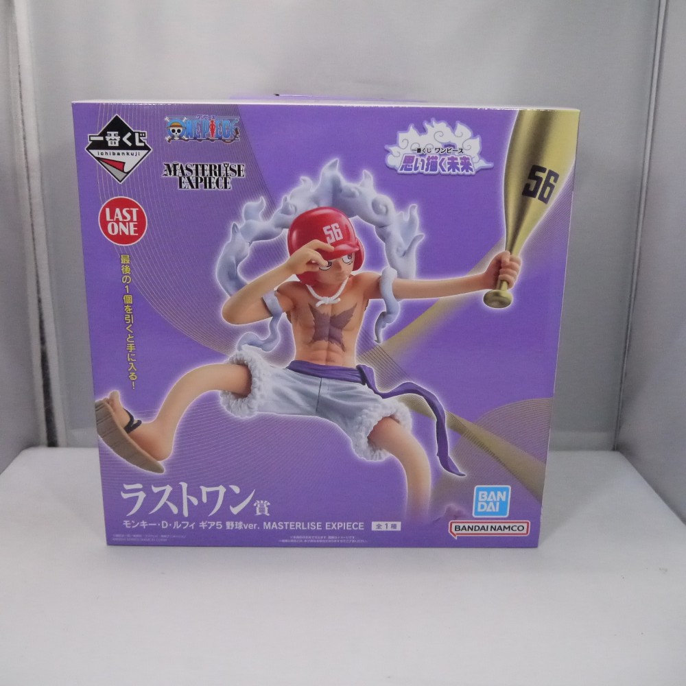 【中古】【未開封】ルフィ ギア5 野球ver. 「一番くじ ワンピース 思い描く未来」 MASTERLISE EXPIECE ラストワン賞＜フィギュア＞（代引き不可）6547