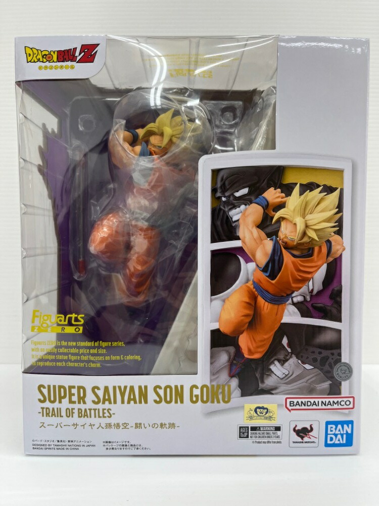 【中古】【未開封】フィギュアーツZERO スーパーサイヤ人孫悟空 -闘いの軌跡- 「ドラゴンボールZ」＜フィギュア＞（代引き不可）6559