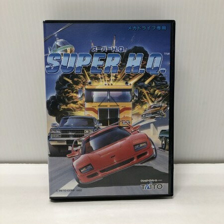 【中古】【開封品】メガドライブ専用ソフト「スーパーH.Q.」＜レトロゲーム＞（代引き不可）6605