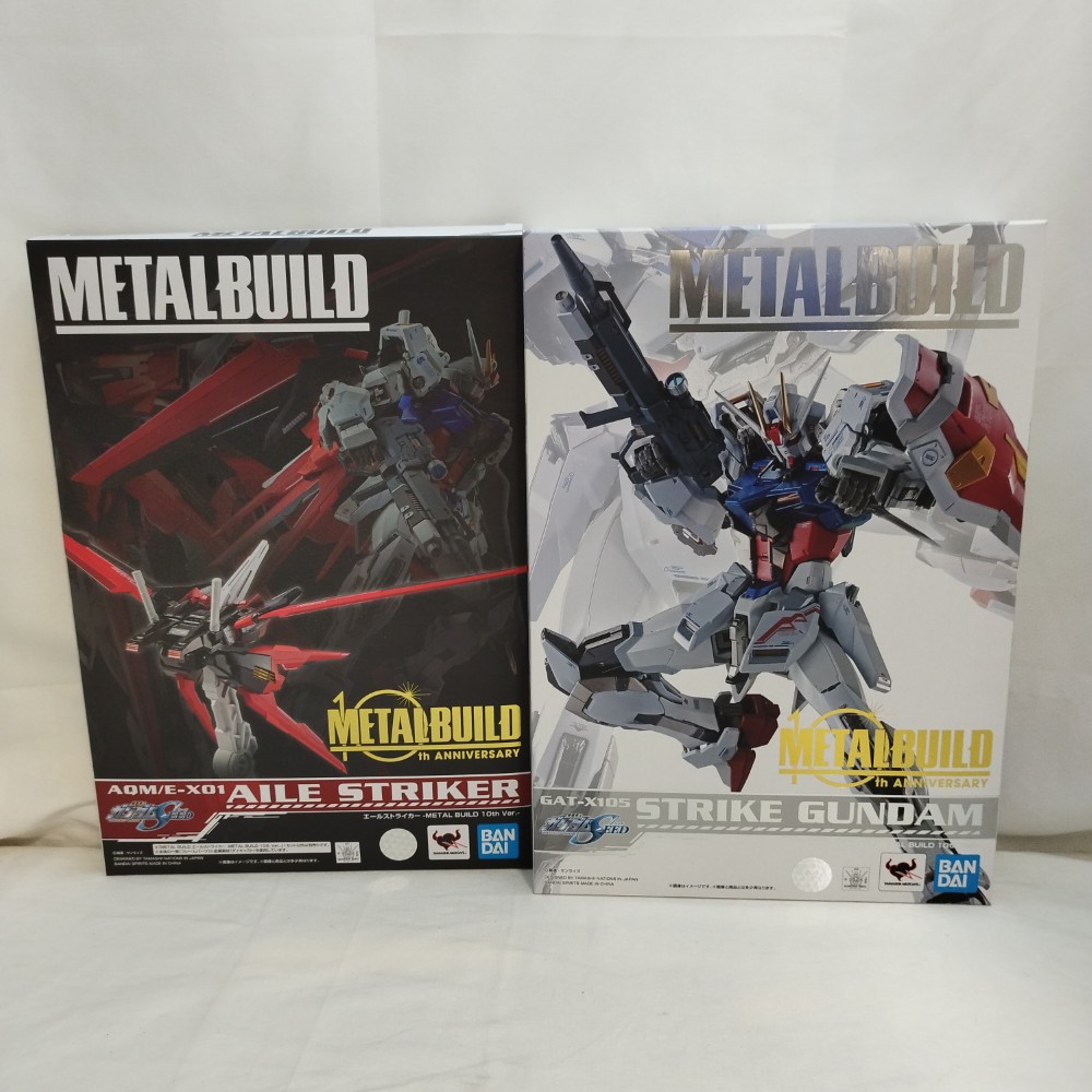 【中古】【開封品】【セット】 METAL BUILD ストライクガンダム+エールストライカ- METAL BUILD 10th Ver.＜フィギュア＞（代引き不可）6573｜新星堂WonderGOO店