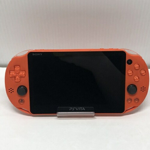 【中古】【本体のみ】PlayStation Vita本体 Wi-Fiモデル ネオン・オレンジ[PCH-2000]＜レトロゲーム＞（代引き不可）6605