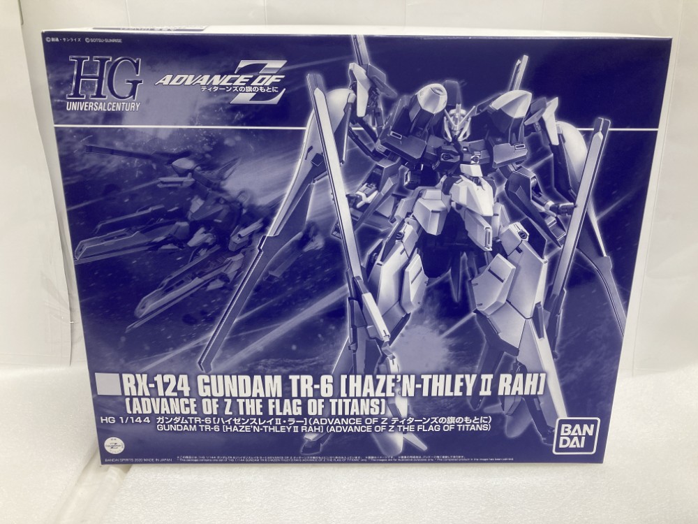 【中古】【未組立】【外箱に傷み有】1/144 HG RX-124 ガンダムTR-6(ハイゼンスレイII・ラー) 「ADVANCE OF Z ～ティターンズの旗のもとに～」＜プラモデル＞（代引き不可）6520