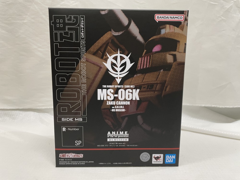 【中古】【開封品】ROBOT魂 ＜SIDE MS＞ MS-06K ザク・キャノン ver. A.N.I.M.E. ～MS MUSEUM～ 「機動戦士ガンダム」＜フィギュア＞（代引き不可）6546