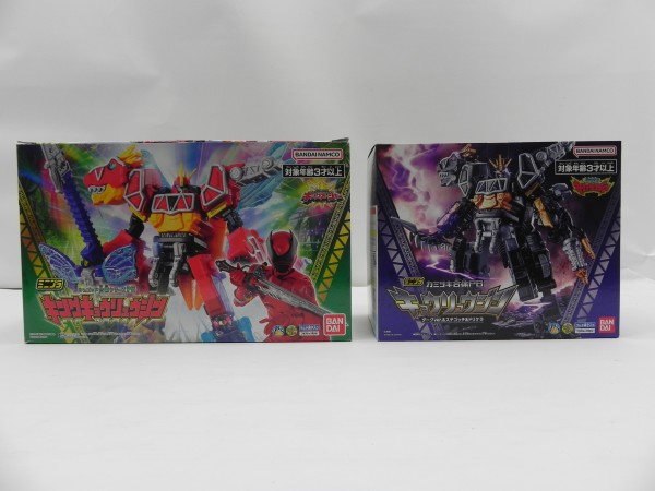【中古】【セット】【開封品】ミニプラ シュゴッド合体シリーズPBキングキョウリュウジン カミツキ合体PBキョウリュウジン２点＜プラモデル＞（代引き不可）6587｜新星堂WonderGOO店