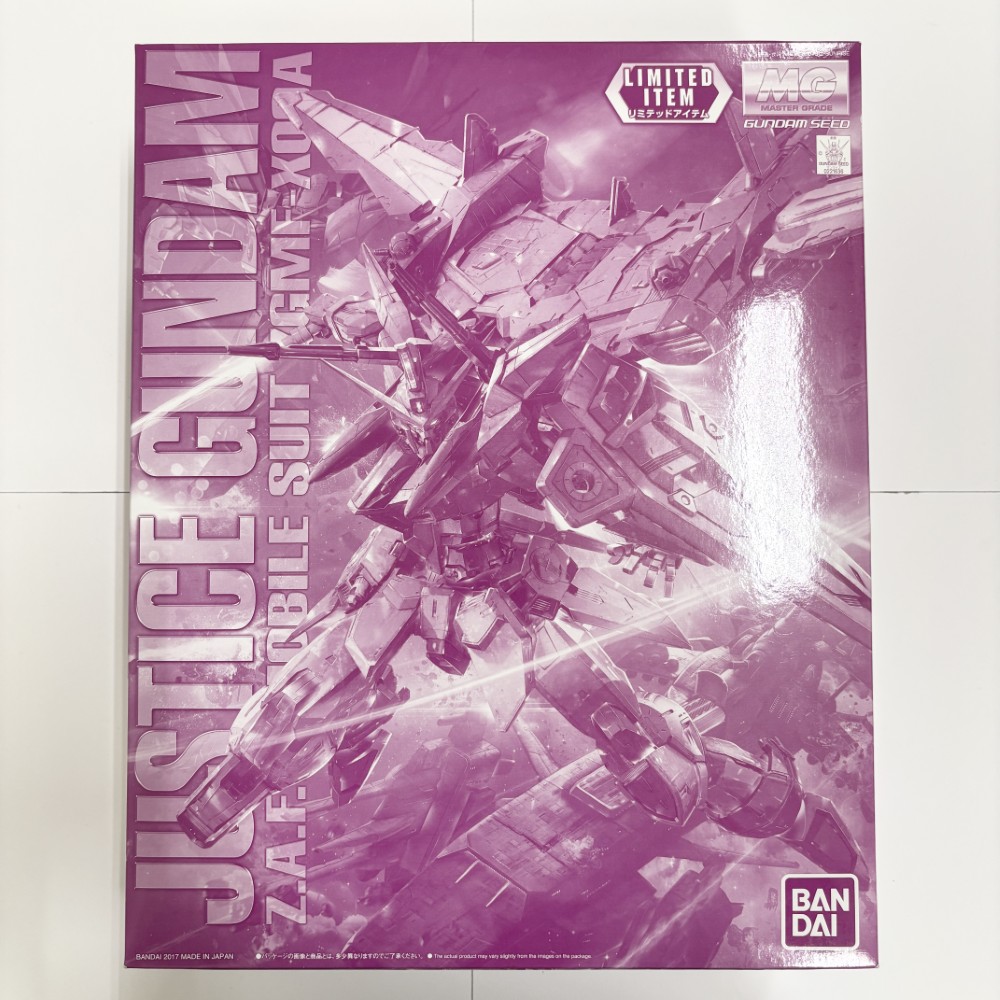 【中古】【未組立】1/100 MG ZGMF-X09A ジャスティスガンダム クリアカラー「機動戦士ガンダムSEED」 イベント限定 [0221636]＜プラモデル＞（代引き不可）6585｜新星堂WonderGOO店