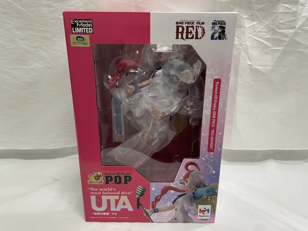 【中古】【開封品】“世界の歌姫” ウタ ~私は最強~「ワンピース FILM RED」Portrait.Of.Piratesワンピース“RED-EDITION” <フィギュア>(代引き不可)6546|新星堂WonderGOO店