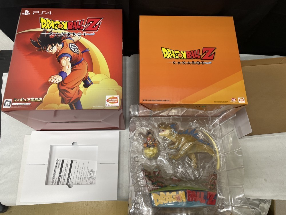 【中古】【開封品】孫悟空＆悟飯 特製フィギュア 「PS4ソフト ドラゴンボールZ KAKAROT フィギュア同梱版」＜フィギュア＞（代引き不可）6545｜新星堂WonderGOO店