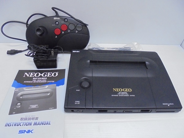 Neo Geo その他 中古 新星堂 ネオ ジオ本体一式 レトロゲーム 代引き不可 6546