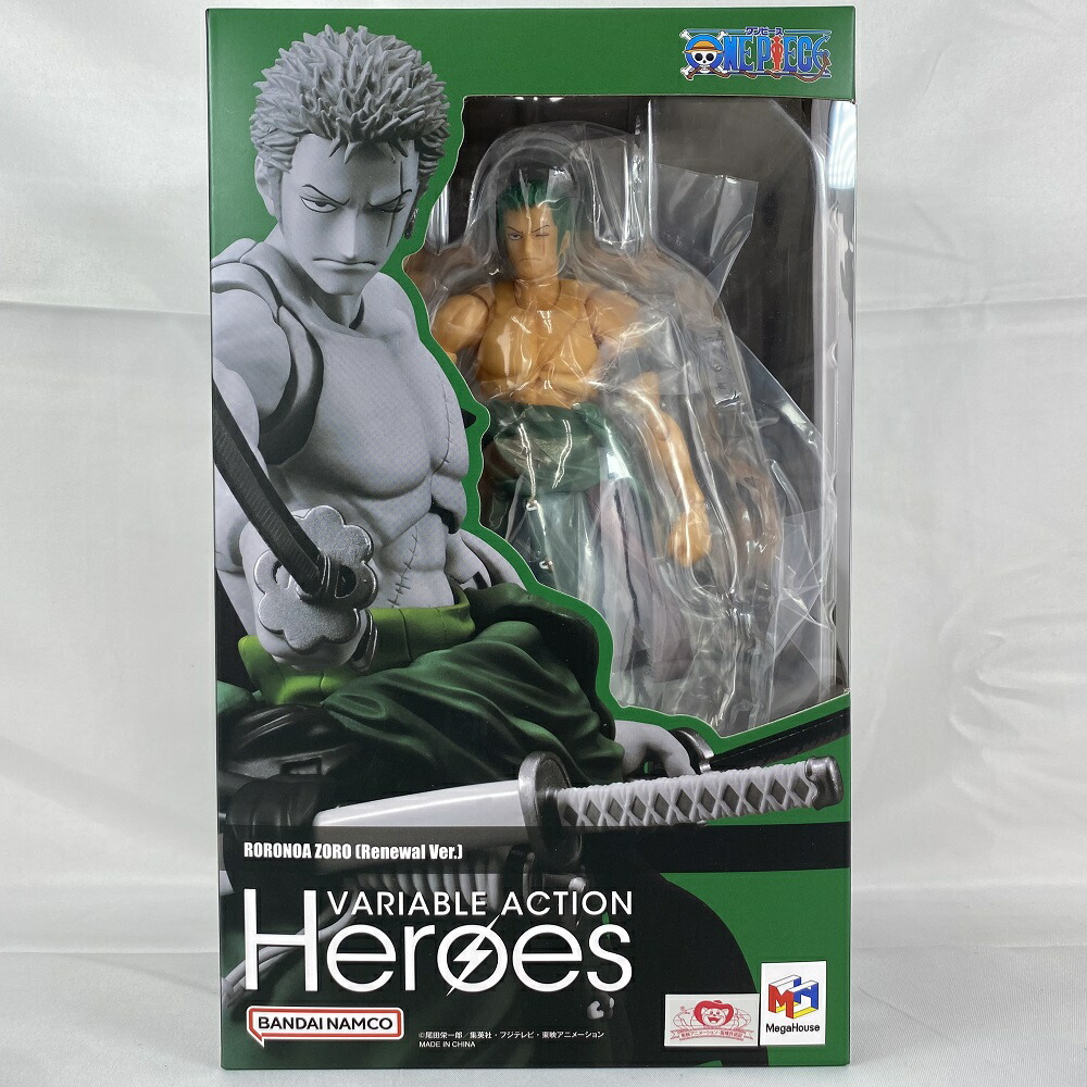 メガハウス ヴァリアブルアクションヒーローズ ゾロ十郎 ワンピース フィギュア 楽天市場】ヴァリアブルアクションヒーローズ ONE PIECE ゾロ