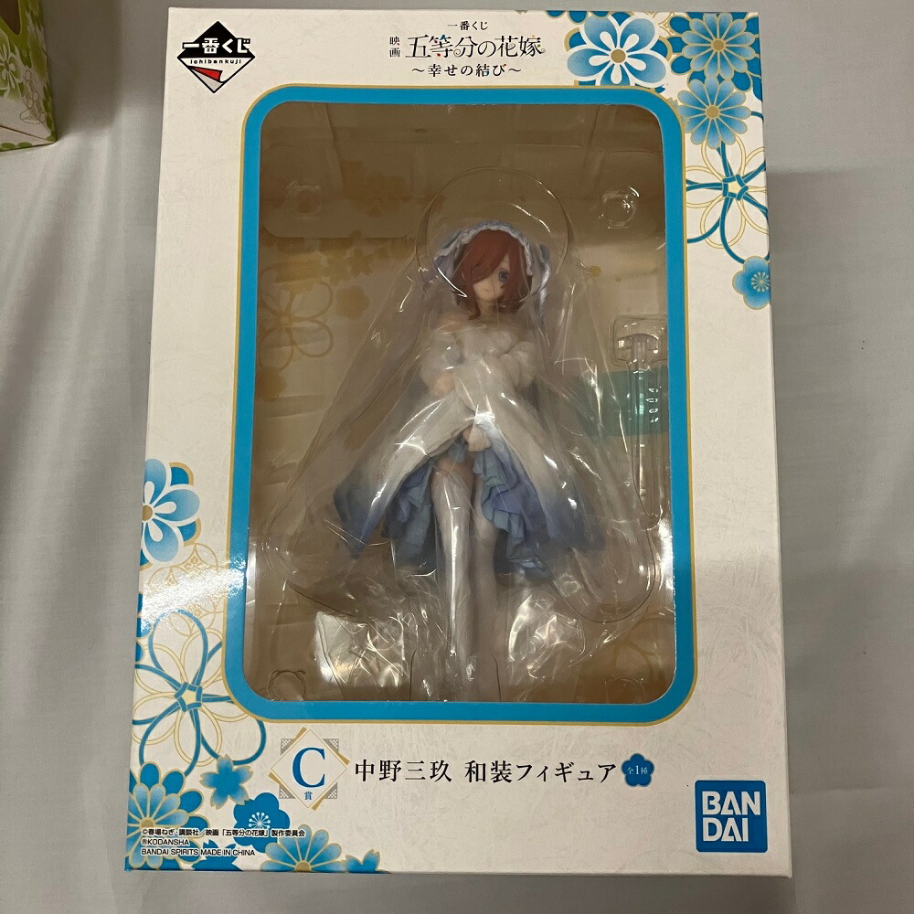 BANDAI (バンダイ) 一番くじグッズ 五等分の花嫁祝福の門出C賞 中野三玖 楽天市場】【C賞：中野三玖 白無垢フィギュア＋α】□一番くじ 五