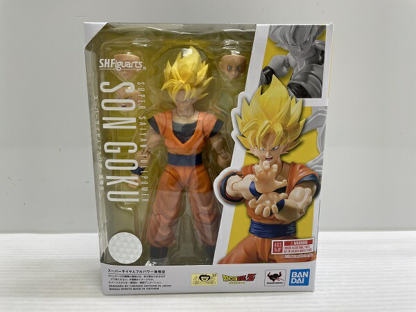 S.H.フィギュアーツ ドラゴンボールZ スーパーサイヤ人フルパワー 孫悟空 約140mm PVC&amp;ABS製 塗装済み可動フィギュア S.H.Figuarts スーパーサイヤ人フルパワー 孫悟空 | 魂ウェブ
