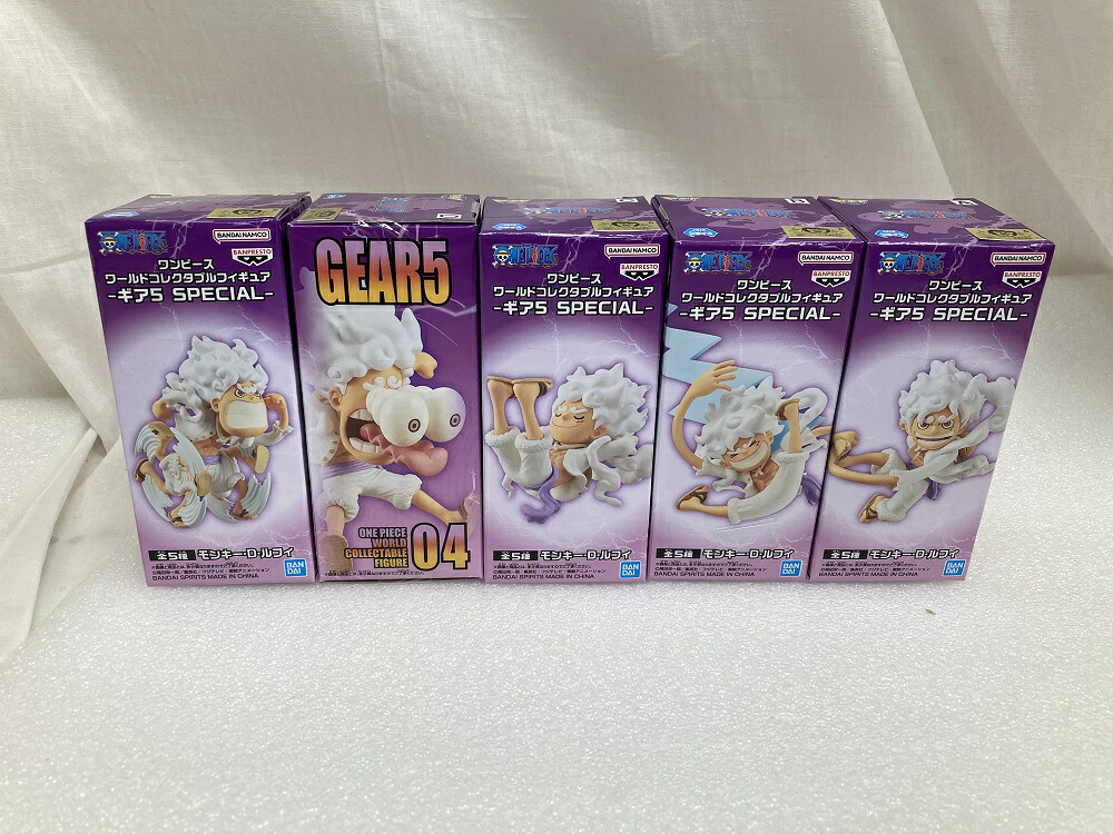 【中古】【未開封】【全5種セット】「ワンピース」 ワールドコレクタブルフィギュア-ギア5 SPECIAL-＜フィギュア＞（代引き不可）6520