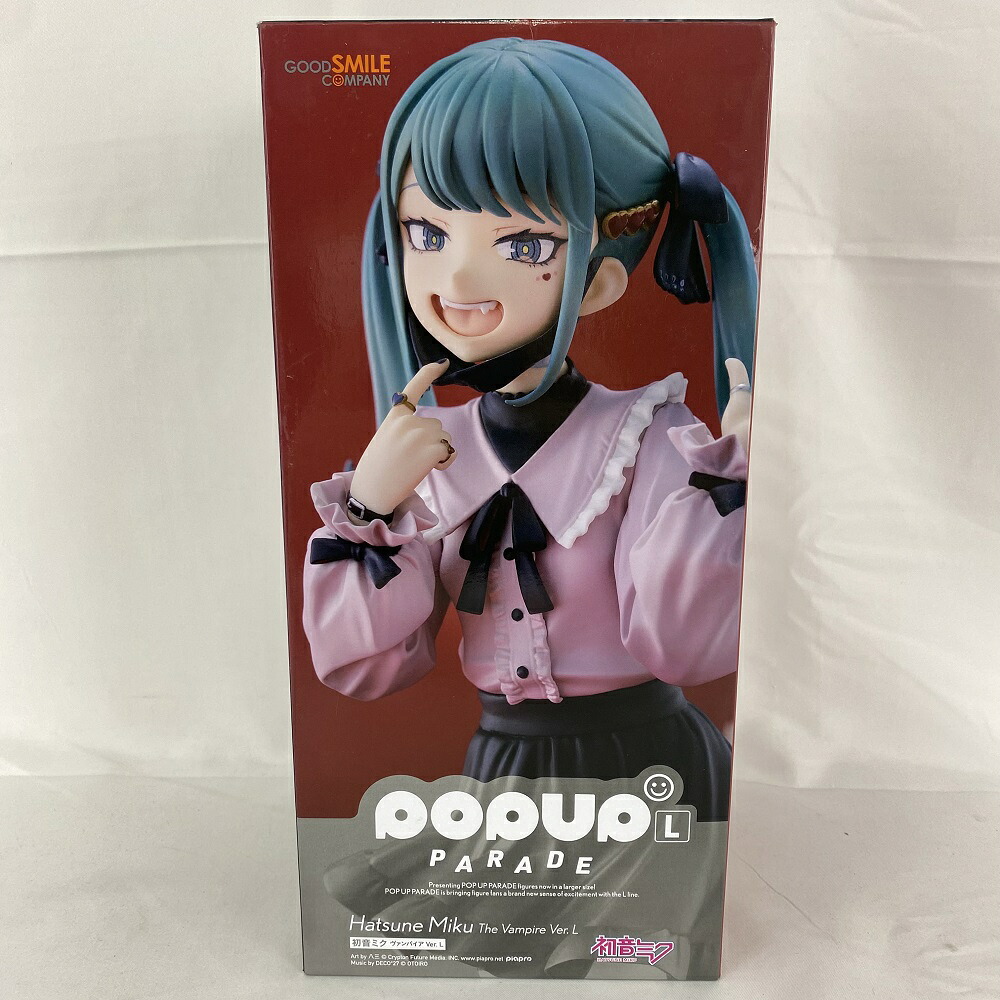 【中古】【未開封】POP UP PARADE 初音ミク ヴァンパイアVer. L 「キャラクター・ボーカル・シリーズ01 初音ミク」 プラスチック製塗装済み完成品<フィギュア>(代引き不可)6541