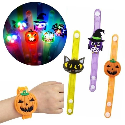 楽天市場】光るブレスレット 【ハロウィン】 （かぼちゃ・ねこ