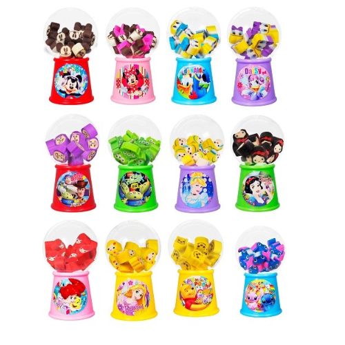 楽天市場】ディズニーオールスターガチャガチャミニ消しゴム 24個