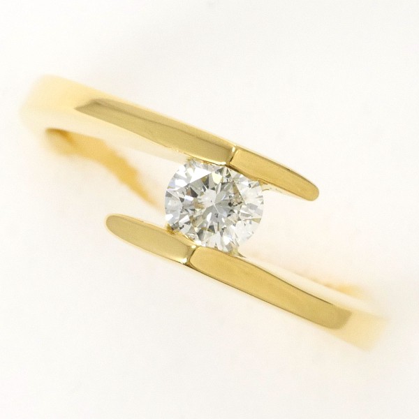 楽天市場】18金イエローゴールド リング 10号 K18YG 指輪 多面形 多面  