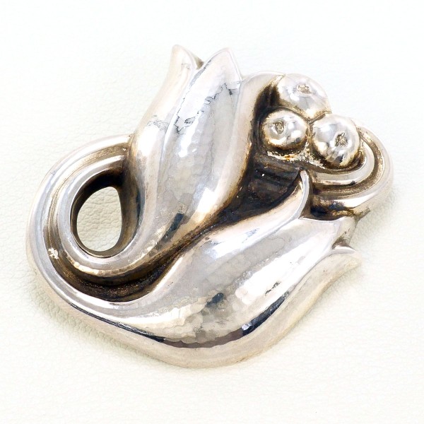 楽天市場】Georg Jensen ジョージジェンセン ブローチ ヘマタイト 91