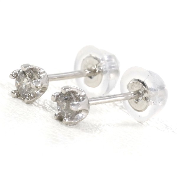 楽天市場】PT900 プラチナ ピアス ダイヤ 0.10 ×2 総重量約0.9g  