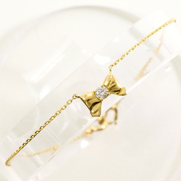 美品•証明書•箱付き★AHKAH アーカー キラキラ ブレスレット 18K YG 証明書•箱付き美品☆AHKAH アーカー キラキラ ブレスレット 18K YG