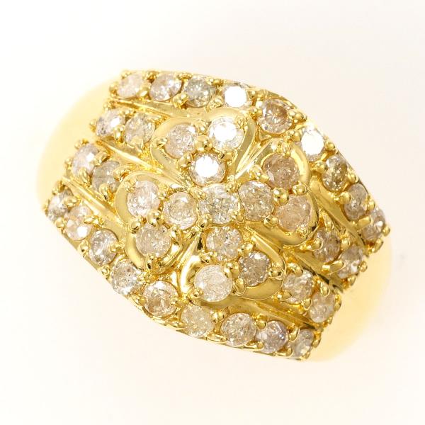 18金　ゴールドリング　10号 楽天市場】18金イエローゴールド リング 10号 K18YG 指輪 多面形 多面