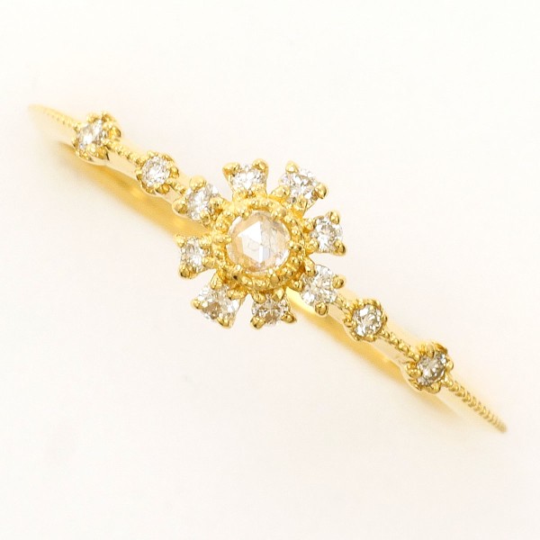 楽天市場】agete(アガット) リング ダイヤモンド 計0.04ct 11号 18金