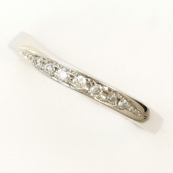 PT900 プラチナ リング 指輪 8号 ダイヤ 0.063 総重量約2.0g ジュエリー 中古 送料無料 新品同様 【中古】 ギフトラッピング無料｜ワンダープライス　店
