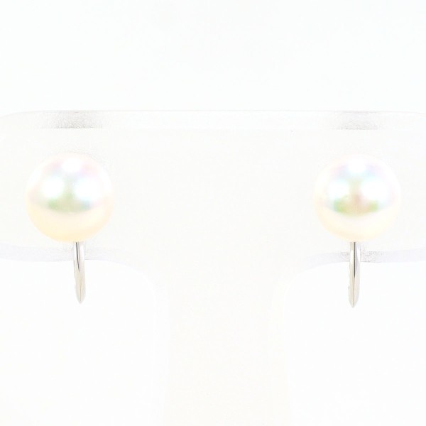 PT900 プラチナ イヤリング パール(真珠) 総重量約2.3g ジュエリー 中古 送料無料 新品同様 【中古】 ギフトラッピング無料｜ワンダープライス　店
