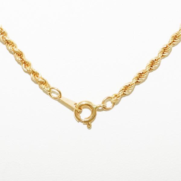 Wonder Price: K18 18-karat gold YG yellow gold necklace ruby sapphire diamond differentiation ...