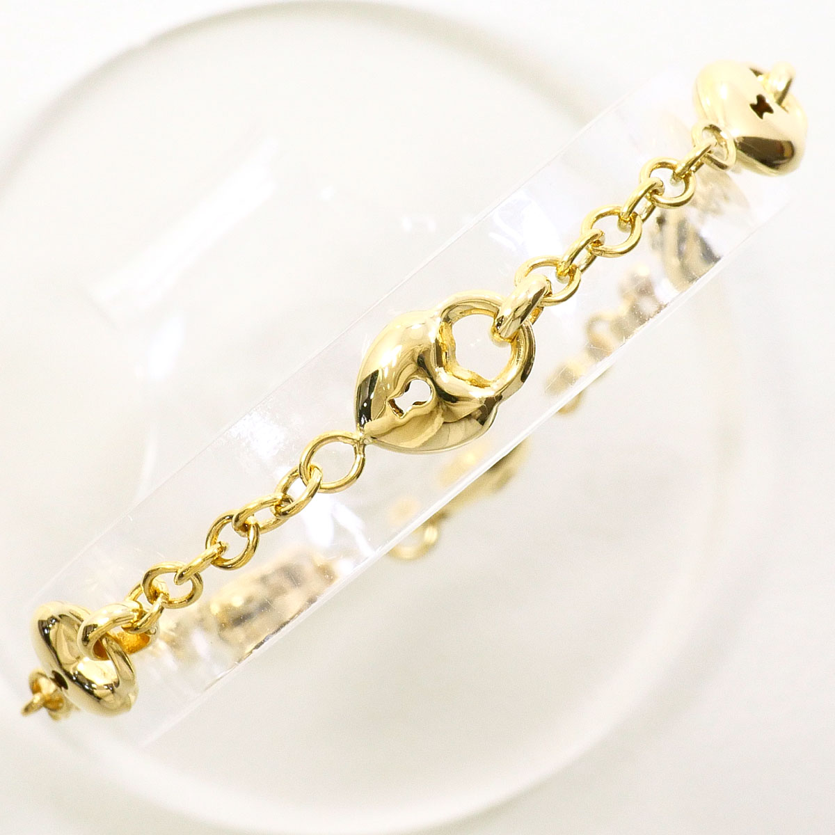 楽天市場】医協 ブレスレット 18金イエローゴールド(K18YG)/チタン