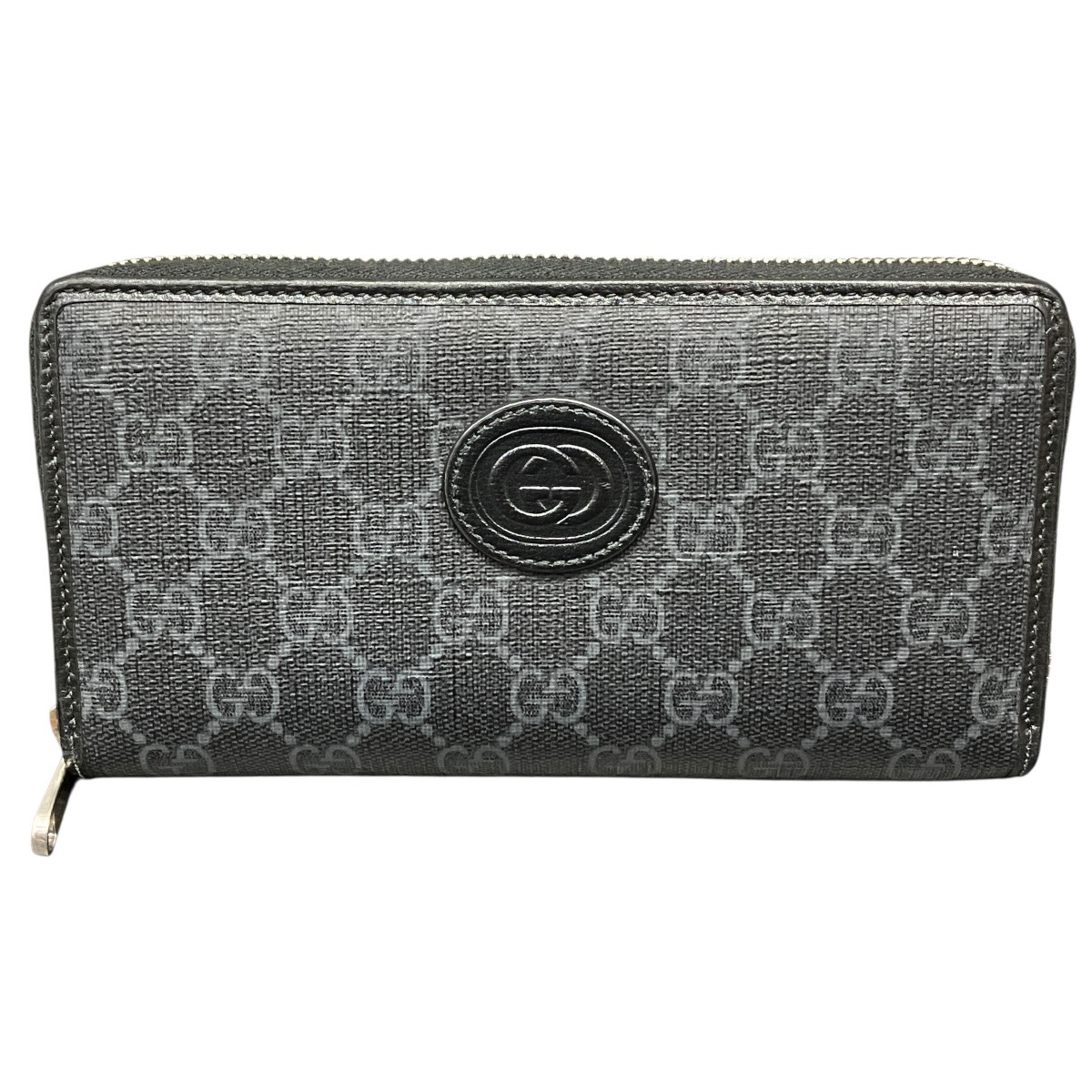グッチ GUCCI 長財布 インターロッキングG GGスプリーム 673003 送料無料 【中古】