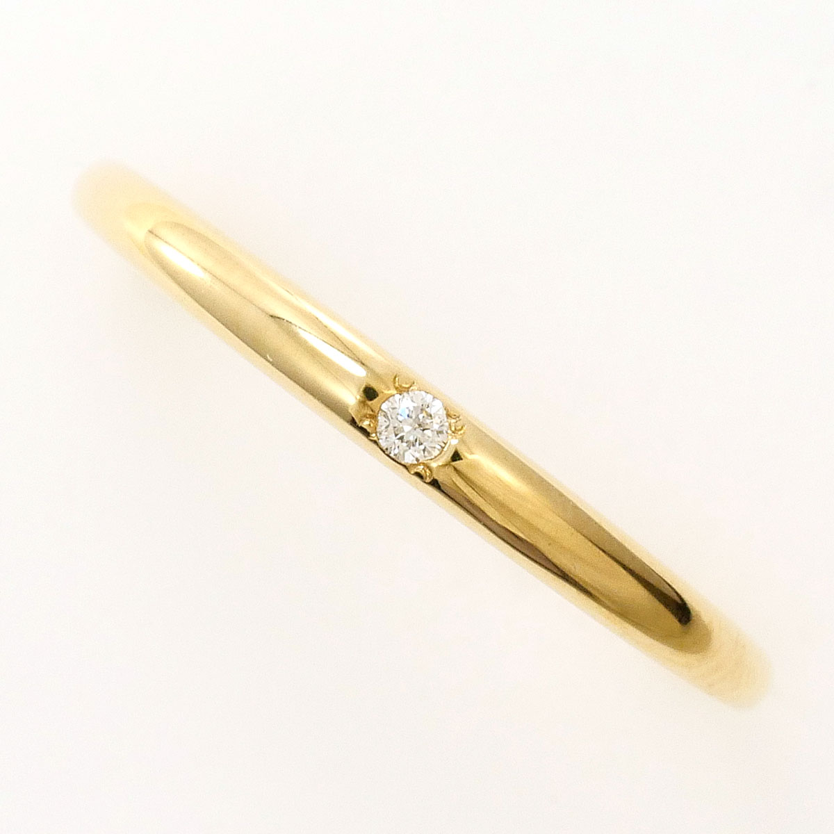 ete K18 YG イエローゴールド リング エテ #9 ete エテ K18 YG 9号 スターダスト リング ダイヤモンド