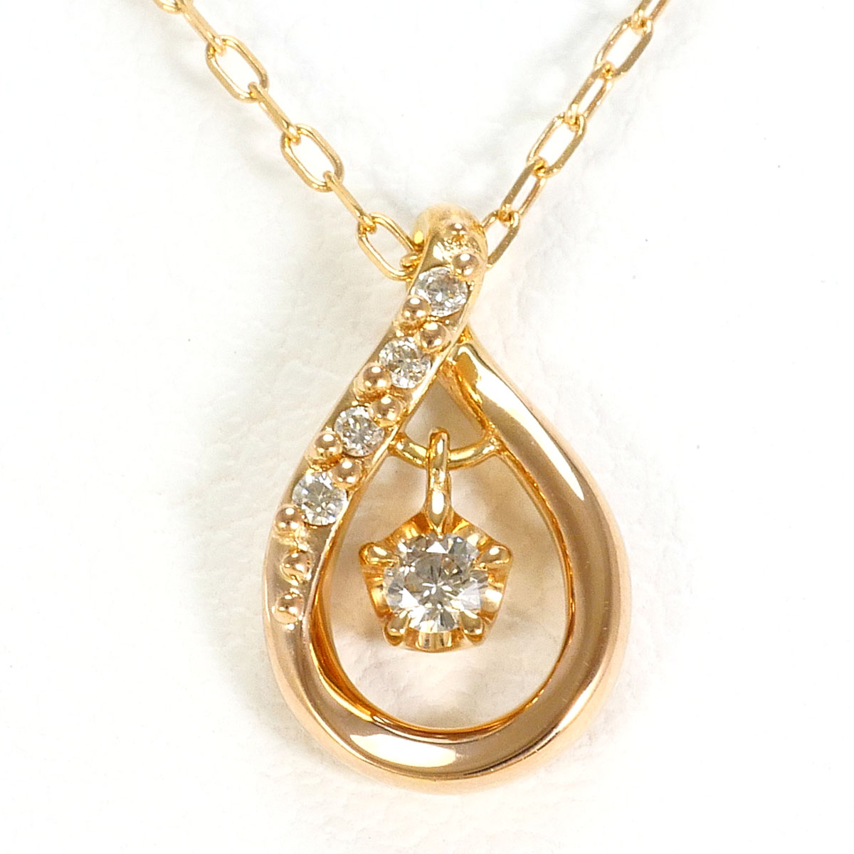 楽天市場】4℃(ヨンドシー) ネックレス ハート ダイヤモンド 18金ピンク