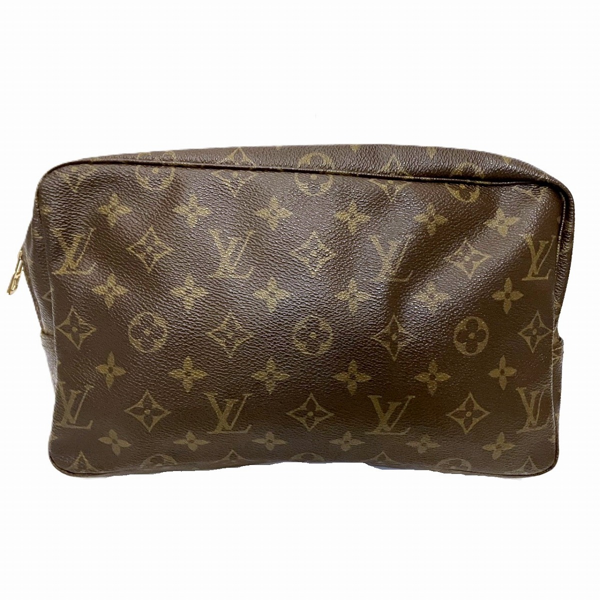 ルイ・ヴィトン LOUIS VUITTON トゥルーストワレット28 クラッチペダル御徒面子 モノグラム トアル地 M47522  貨物輸送無料 【中古】