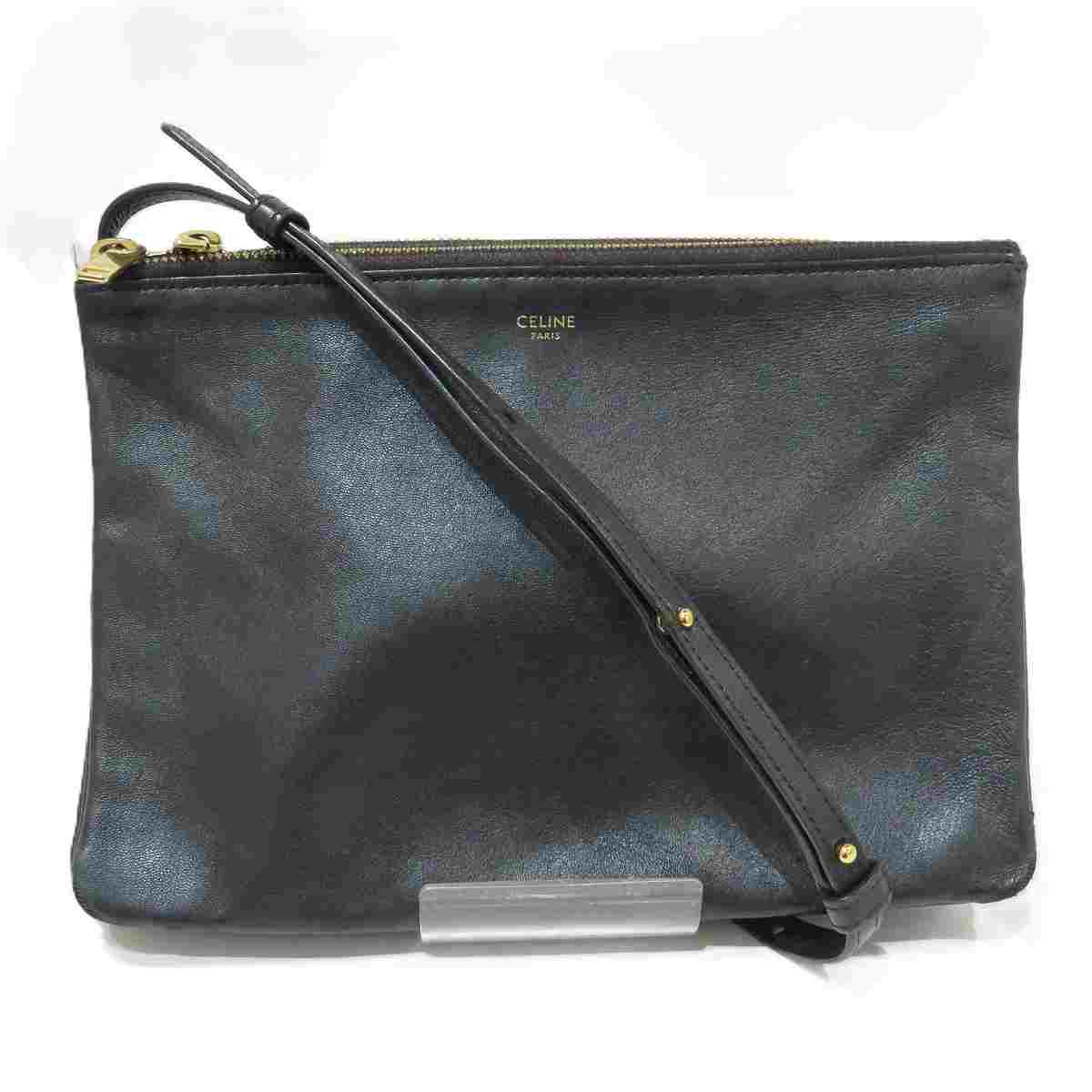 セリーヌ CELINE ショルダーバッグ 3重協奏曲スモール 子ヒツジ人はだ 165113 貨物輸送無料 【中古】