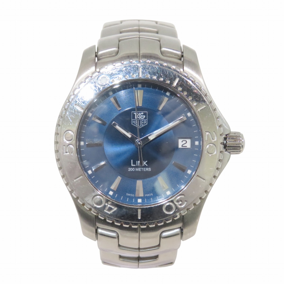 タグホイヤー TAG HEUER 腕時計 総重量約129.6g SS クオーツ ネイビー文字盤 WJ1112 送料無料 【中古】｜ワンダープライス　店