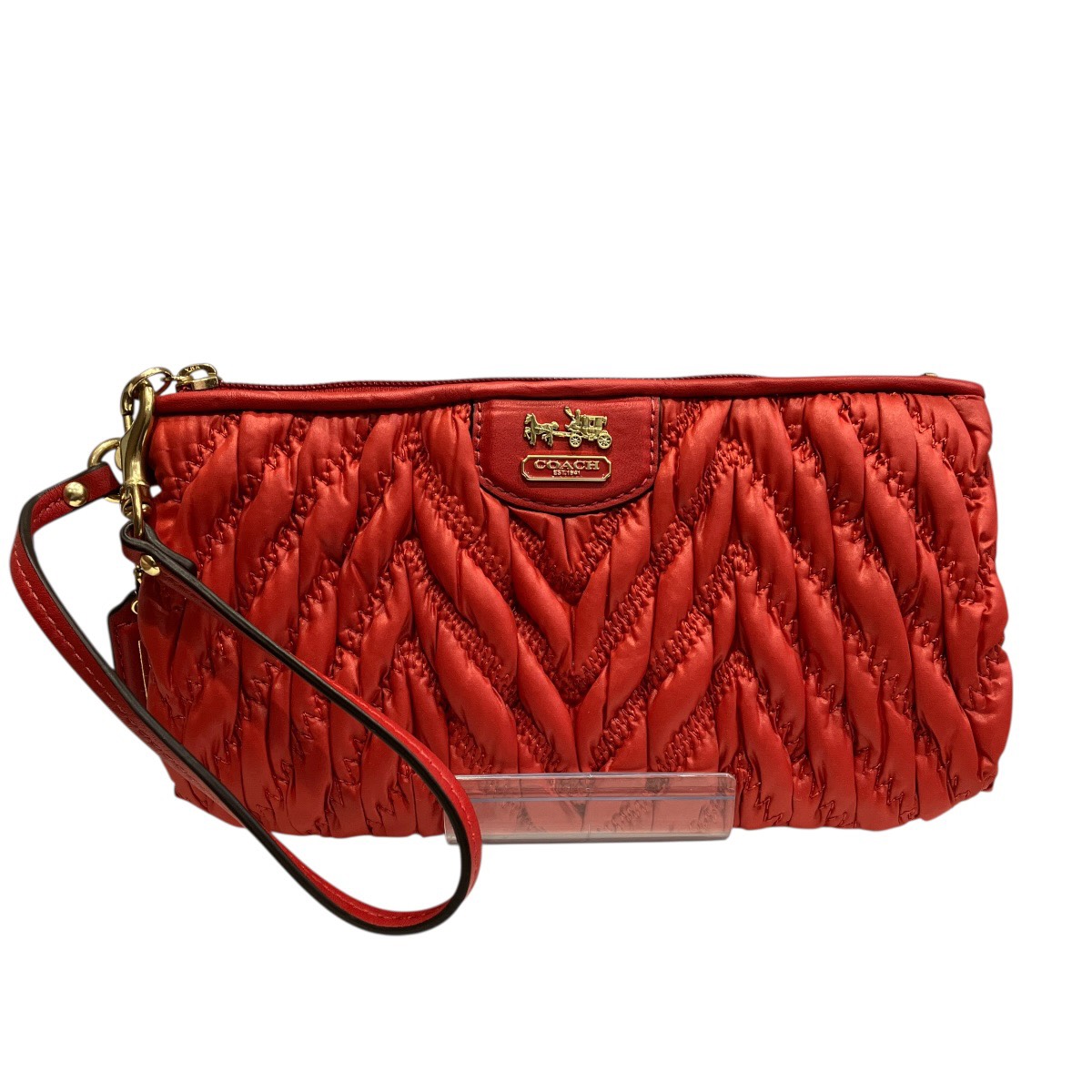 コーチ職 COACH 合切袋 ナイロン 貨物輸送無料 【中古】