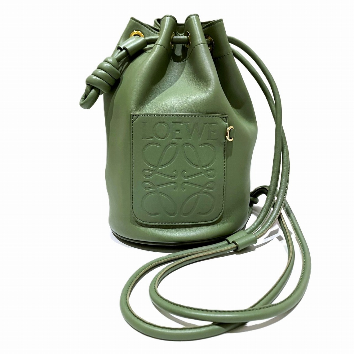 ロエベ LOEWE ショルダーバッグ 乗り組み員御徒面子 スモール ナパカーフ 貨物輸送無料 【中古】