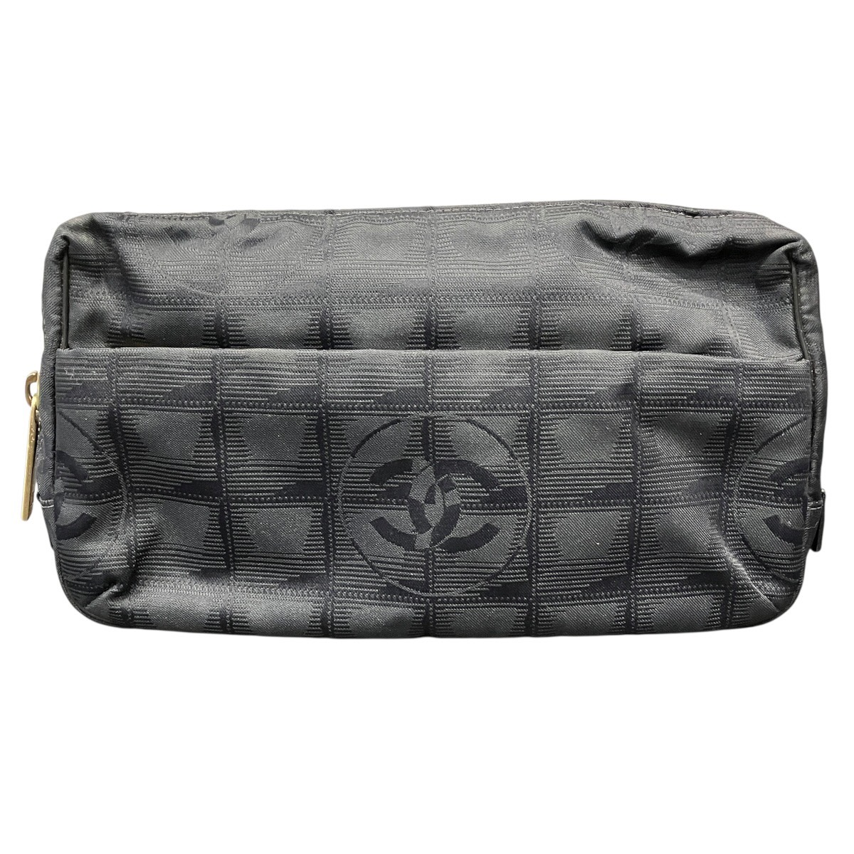 シャネル CHANEL 酉の方角御徒面子 ナイロン なめし革 貨物輸送無料 【中古】