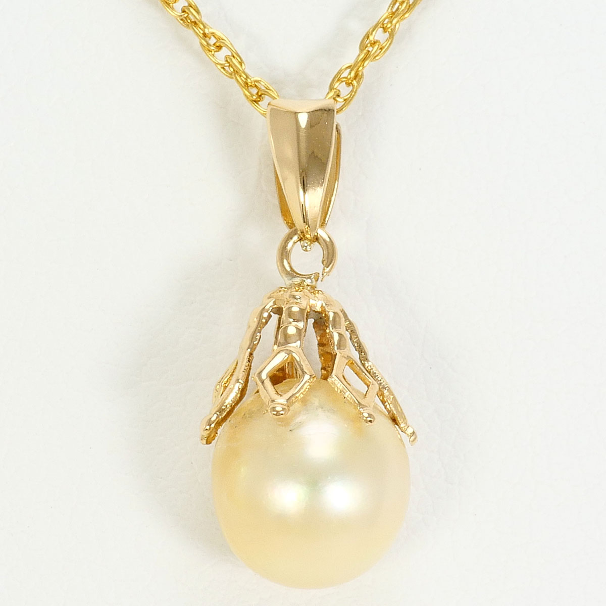 K18YG ネックレス パール 約40cm 総重量約3.4g ジュエリー 送料無料 新品同様 【中古】 ギフトラッピング無料 51,186円