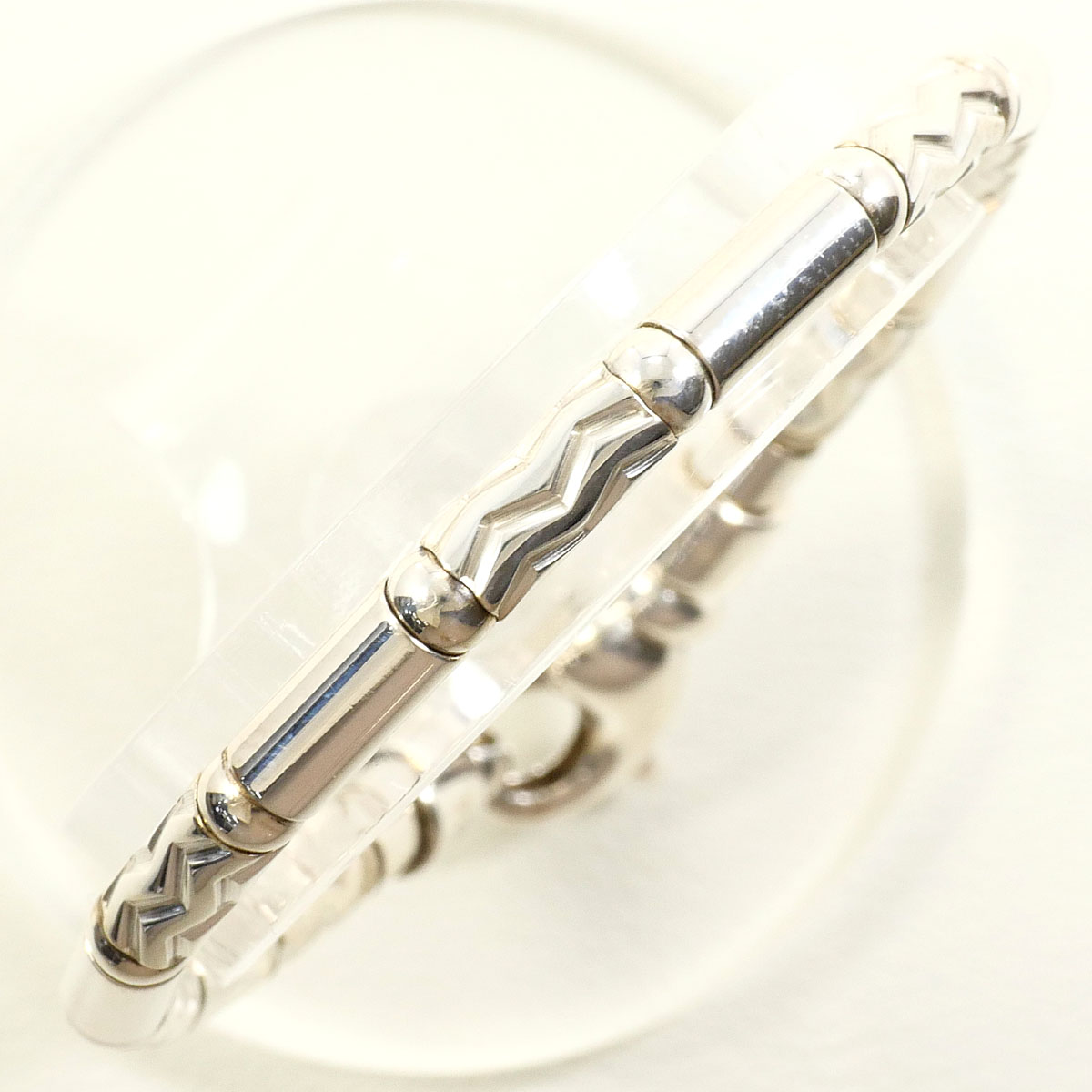 ティファニー TIFFANY&Co. アズテック ジグザグシルバー925 ブレスレット 約18cm 総重量約21.3g ジュエリー 送料無料 新品同様 【中古】 ギフトラッピング無料
