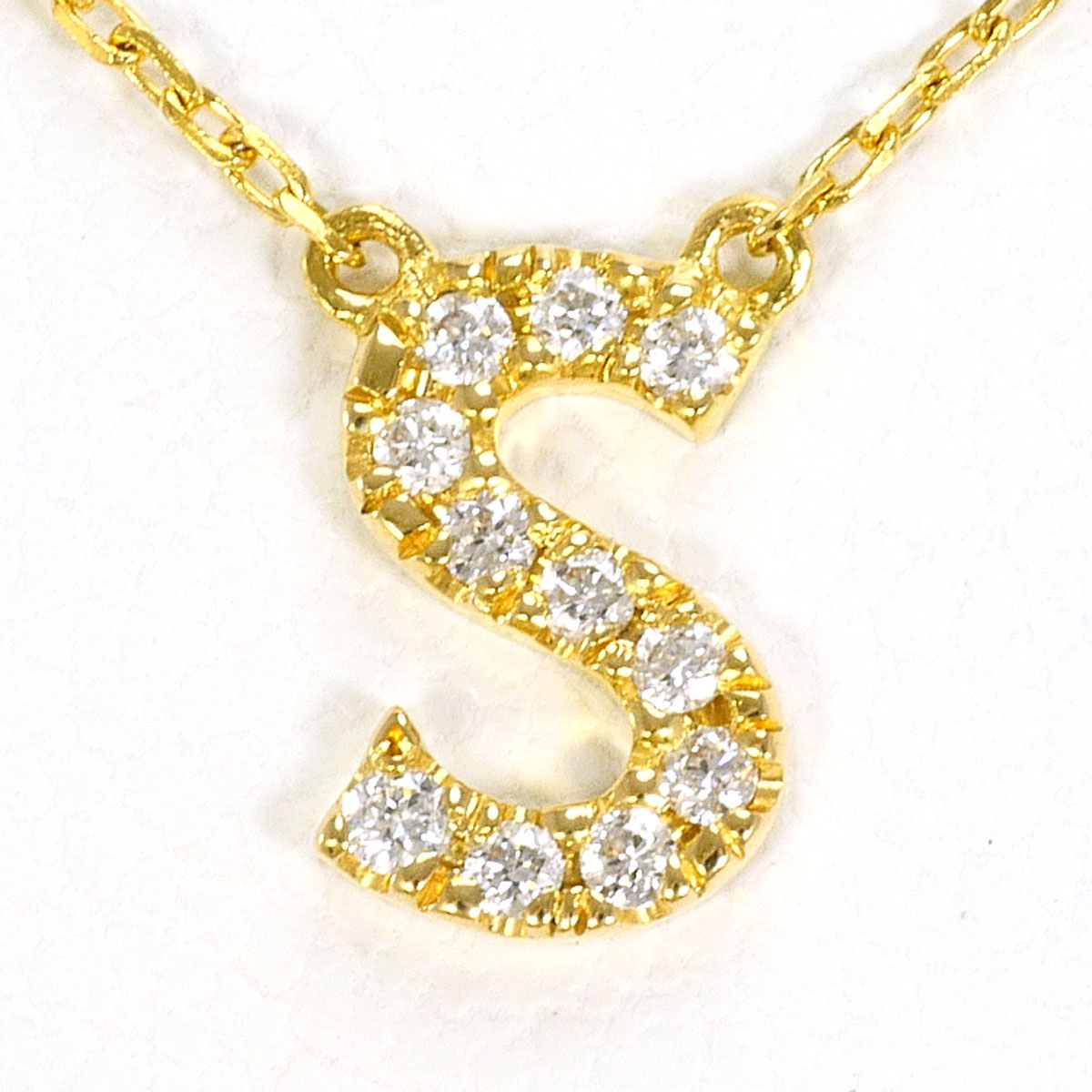 アーカー AHKAH K18YG ネックレス ダイヤ 0.05ct 約40cm 総重量約1.2g ジュエリー 送料無料 新品同様 【中古】 ギフトラッピング無料