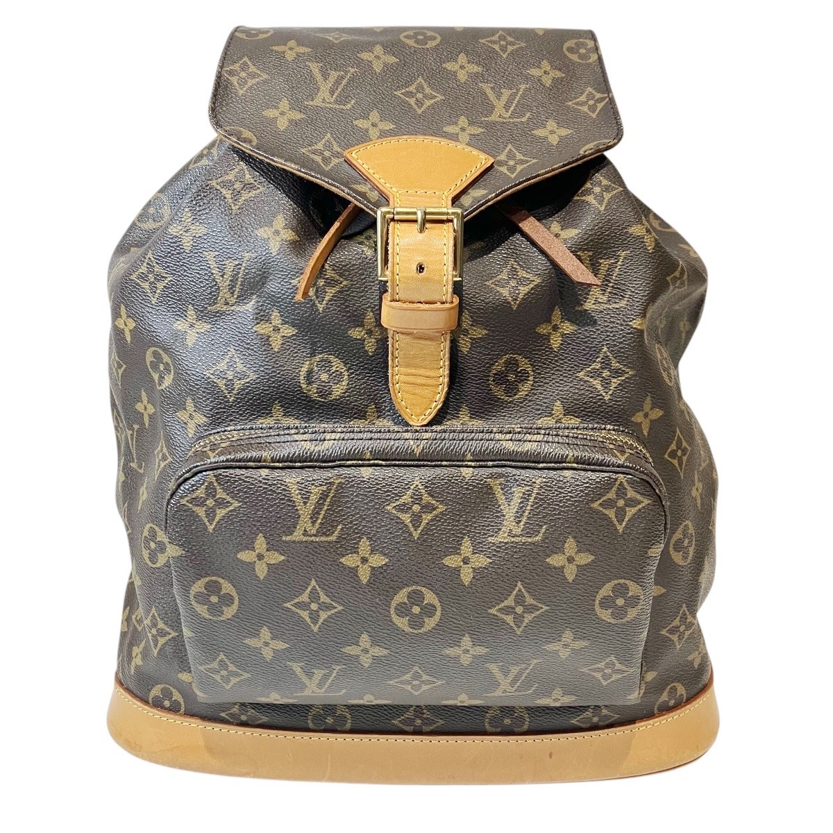 ルイ・ヴィトン LOUIS VUITTON モン掏摸 背嚢・デイパック モノグラム トアル地 M51135 貨物輸送無料 【中古】