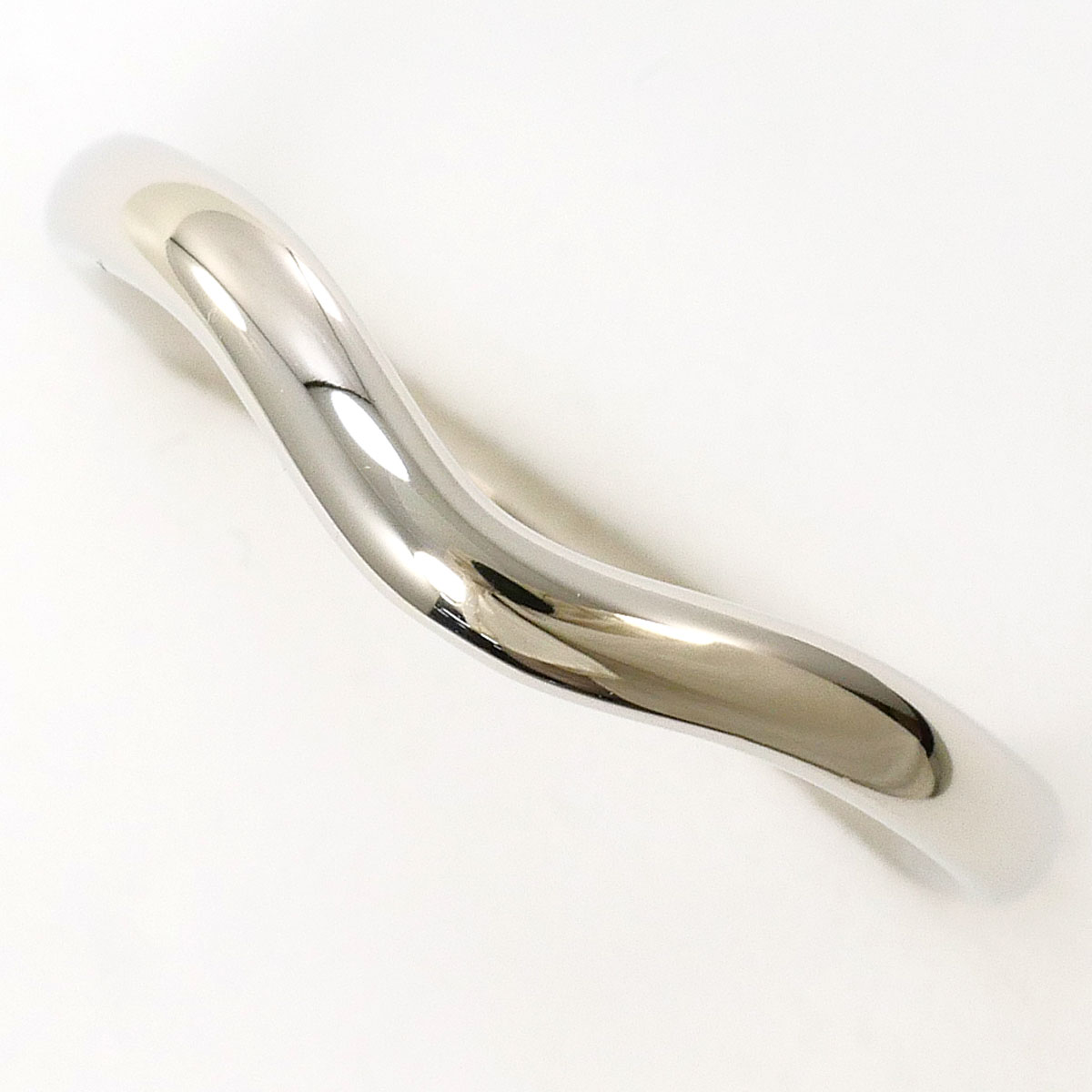 ティファニー TIFFANY&Co. カーブドバンド PT950/プラチナ リング・指輪 7号 総重量約3.1g ジュエリー 送料無料 新品同様 【中古】 ギフトラッピング無料