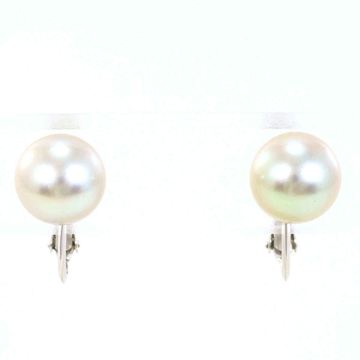 PT900/プラチナ イヤリング パール 総重量約3.7g ジュエリー 送料無料 新品同様 【中古】 ギフトラッピング無料|ワンダープライス 店