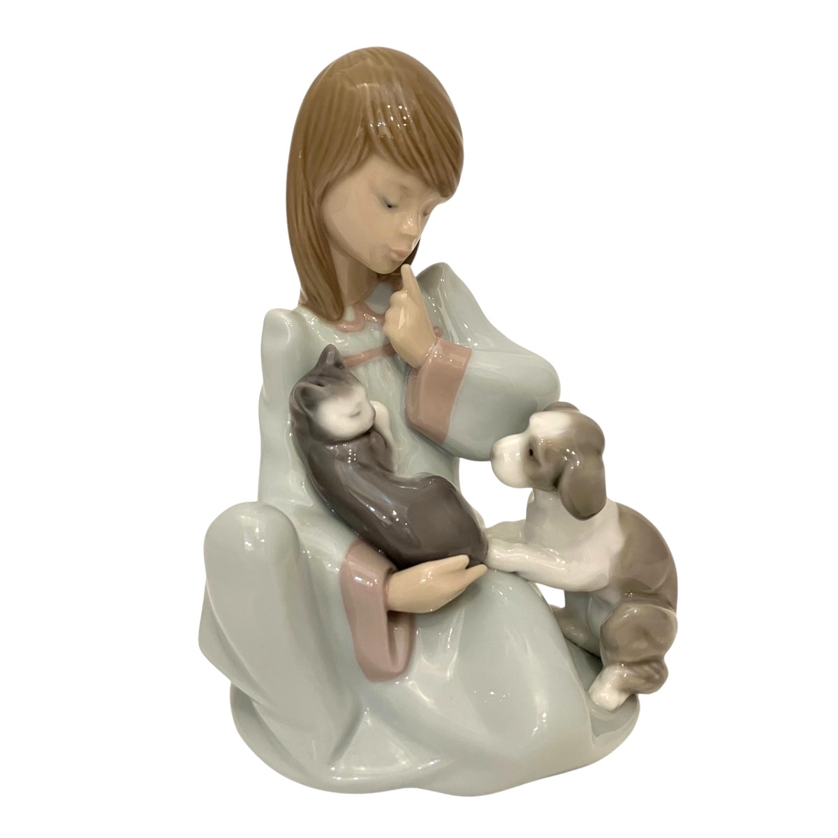 リヤドロ Lladr 起しちゃだめよ 美術品 5640 送料無料 【中古】