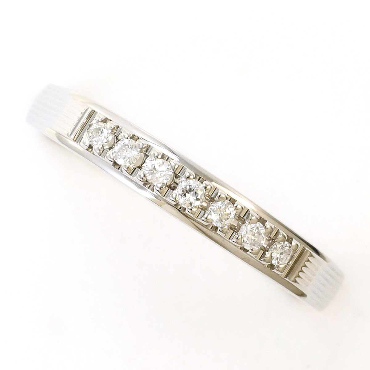 PT900/プラチナ リング・指輪 10号 ダイヤ 総重量約2.7g ジュエリー 送料無料 新品同様 【中古】 ギフトラッピング無料|ワンダープライス 店
