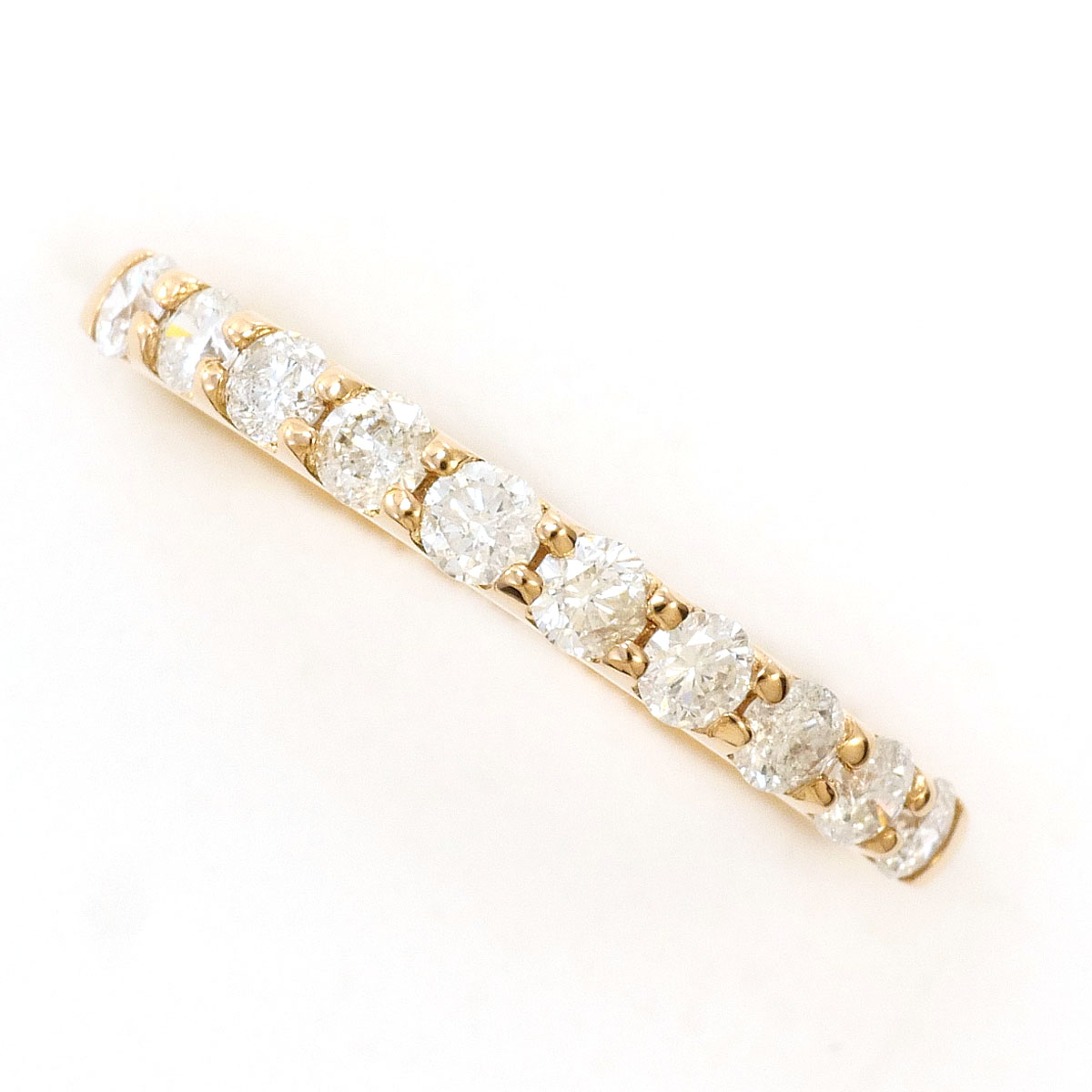 K18PG リング・指輪 6号 ダイヤ 0.30ct 総重量約1.4g ジュエリー 送料無料 新品同様 【中古】 ギフトラッピング無料|ワンダープライス 店
